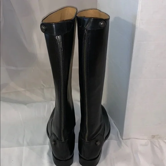 New Frye tall leather boots size-6.5 B - Picture 3 of 7